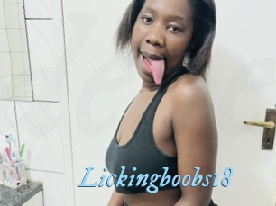 Lickingboobs18