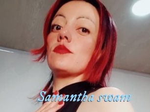 Samantha_swam