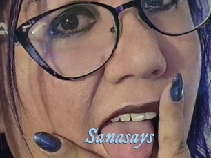 Sanasays